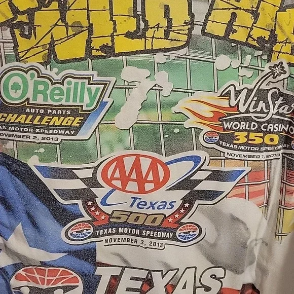 2013 Nascar Texas Motor Speedway Short Sleeved T-Shirt Men's Size XL - Picture 7 of 10